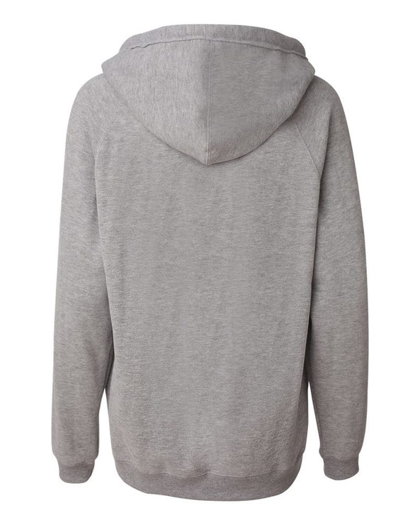 J. America 8836 - Sudadera con capucha y cuello en V Sueded