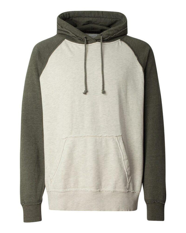 J. America 8885 - Sudadera con capucha Vintage Heather