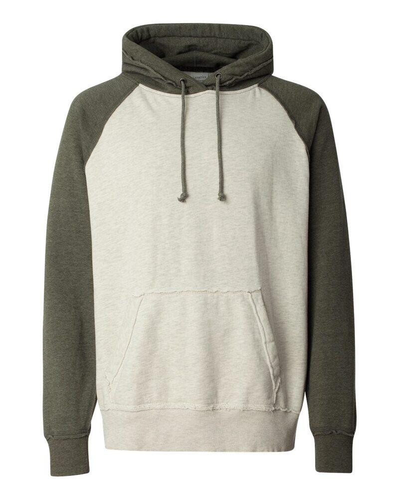 J. America 8885 - Sudadera con capucha Vintage Heather