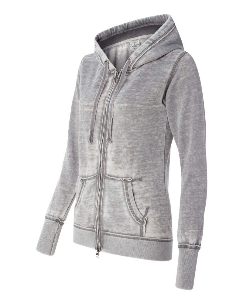 J. America 8913 - Sudadera con capucha y cremallera Zen Fleece