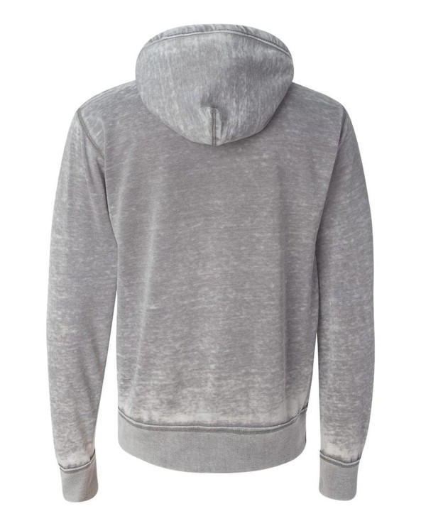 J. America 8916 - Sudadera con capucha y cremallera Zen Fleece Vintage