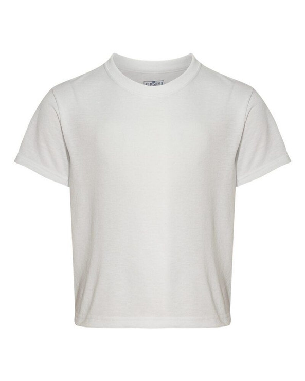 Jerzees 21BR - Camiseta de manga corta juvenil 100% poliéster