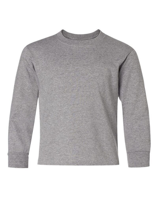 Jerzees 29BLR - Camiseta de manga larga juvenil Heavyweight Blend™ 50/50
