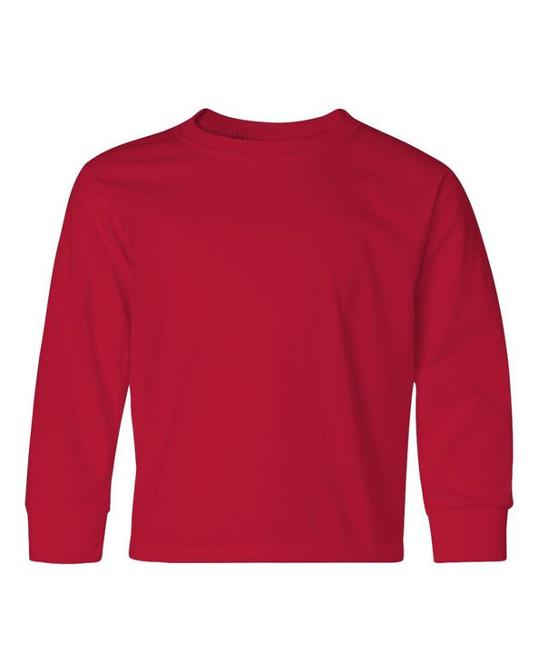 Jerzees 29BLR - Camiseta de manga larga juvenil Heavyweight Blend™ 50/50