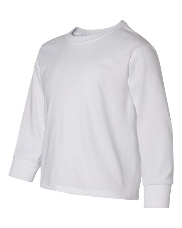 Jerzees 29BLR - Camiseta de manga larga juvenil Heavyweight Blend™ 50/50