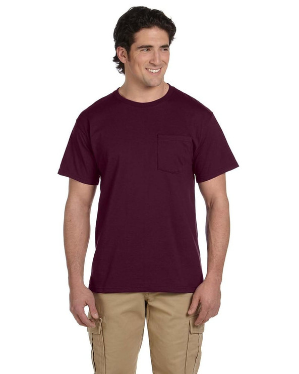 Jerzees 29MPR - Camiseta Heavyweight Blend™ 50/50 con bolsillo