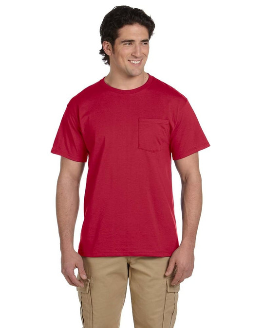 Jerzees 29MPR - Camiseta Heavyweight Blend™ 50/50 con bolsillo