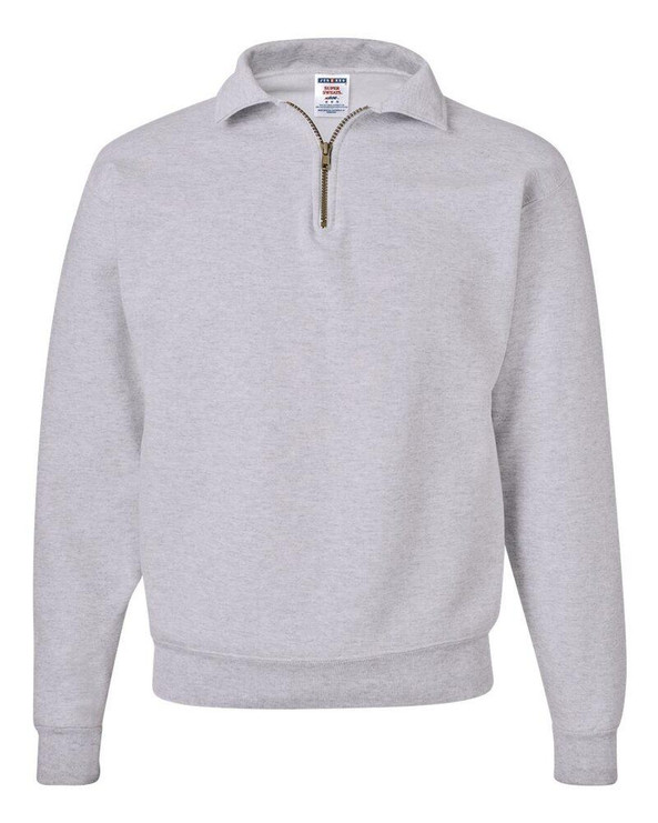 Jerzees 4528MR - NuBlend® SUPER SWEATS® Sudadera con cremallera y un cuarto de cremallera
