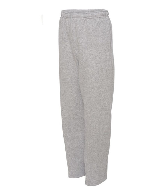 Jerzees 974MPR - Pantalones de chándal con bolsillos NuBlend® Open Bottom