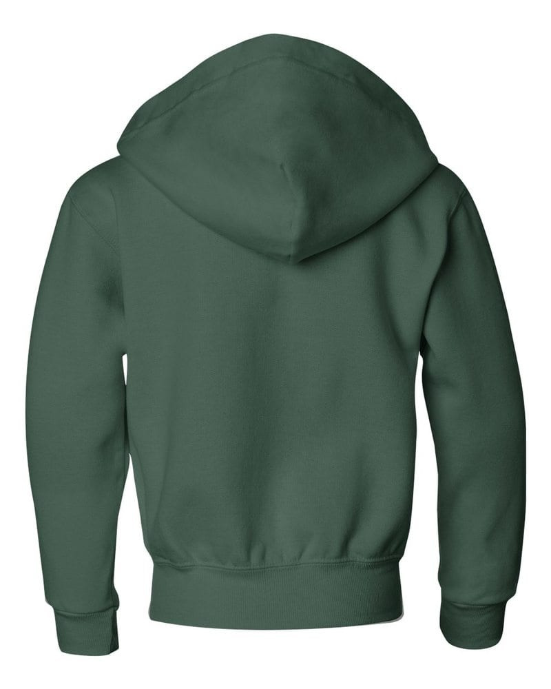 Jerzees 993BR - Sudadera con capucha y cremallera completa NuBlend® Youth