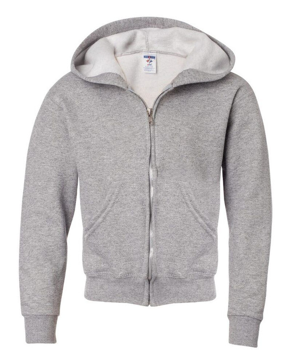 JERZEES 993BR - NuBlend® Youth Full-Zip Hooded Sweatshirt