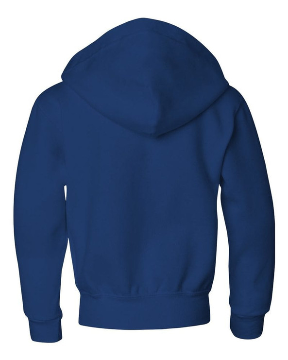 Jerzees 993BR - Sudadera con capucha y cremallera completa NuBlend® Youth