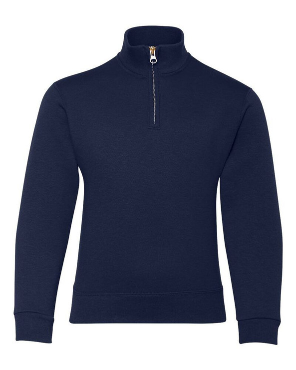 JERZEES 995YR - Nublend® Youth Quarter-Zip Cadet Collar Sweatshirt