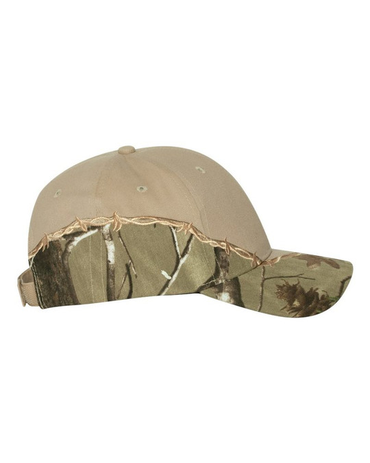 Kati LC4BW - Gorra Camo Licenciada con Bordado de Alambre de Púas