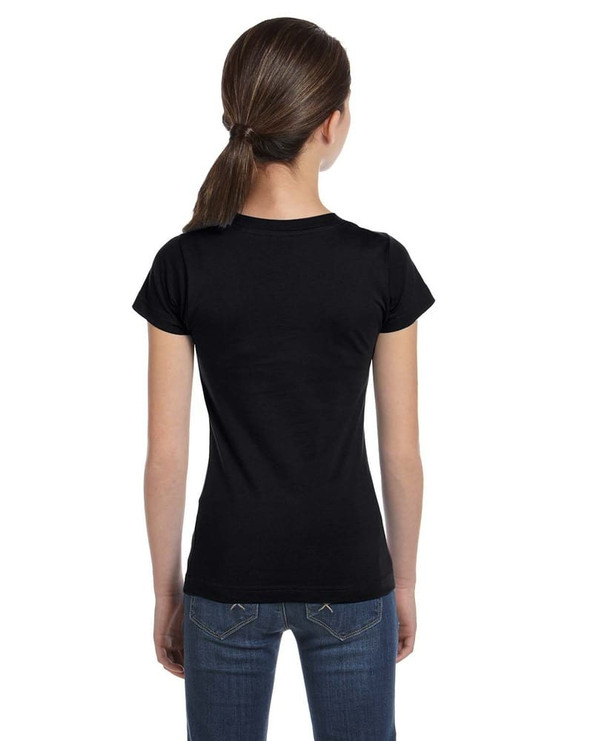 LAT 2616 - Camiseta de punto fino para niña