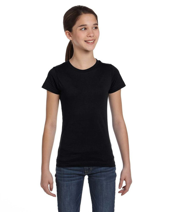 LAT 2616 - Camiseta de punto fino para niña
