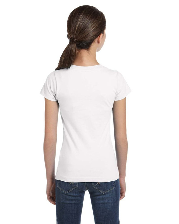 LAT 2616 - Camiseta de punto fino para niña