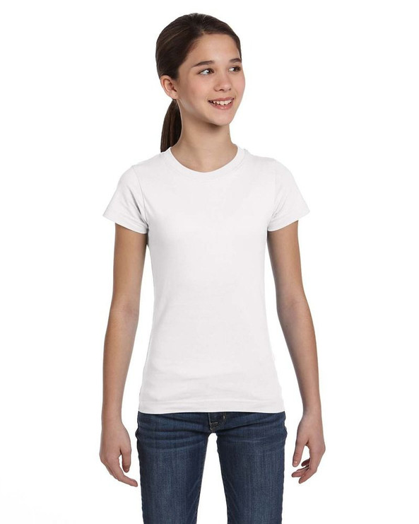 LAT 2616 - Camiseta de punto fino para niña