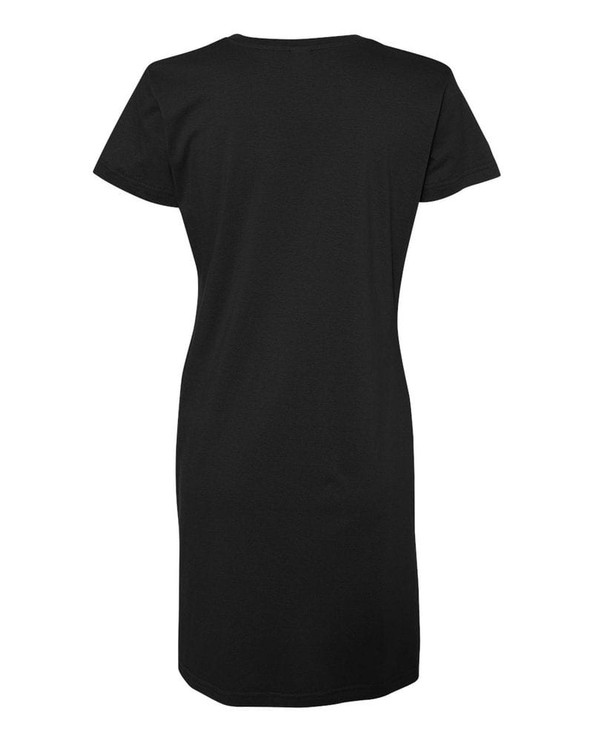 LAT 3522 - Ladies' Fine Jersey V-Neck Coverup