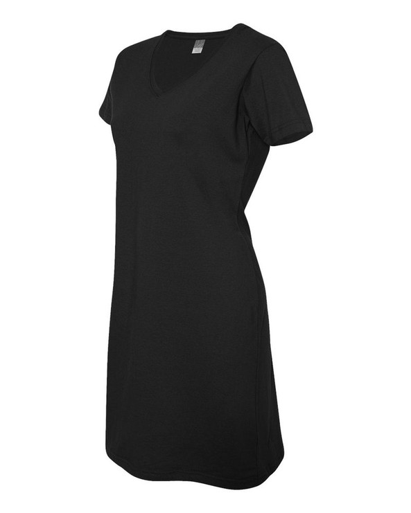 LAT 3522 - Ladies' Fine Jersey V-Neck Coverup