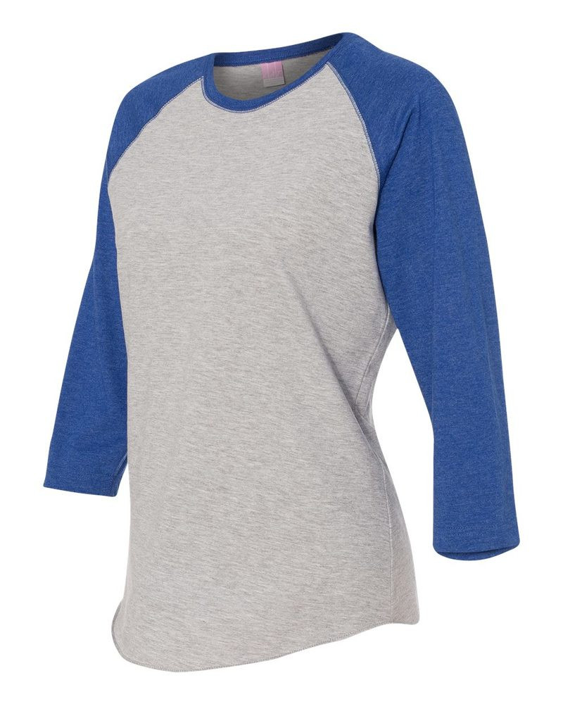 LAT 3530 - Remera jersey de baseball de manga tres cuartos