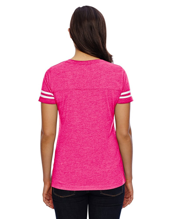 LAT 3537 - Ladies' Vintage Football T-Shirt