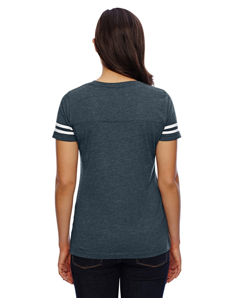 LAT 3537 - Ladies' Vintage Football T-Shirt