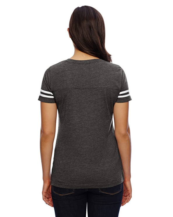 LAT 3537 - Ladies' Vintage Football T-Shirt