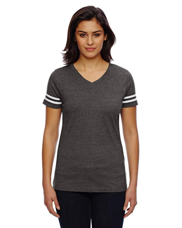 LAT 3537 - Ladies' Vintage Football T-Shirt