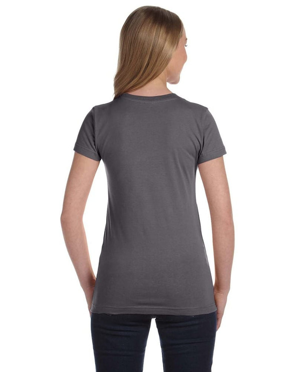 LAT 3616 - Junior Fit Fine Jersey Longer Length T-Shirt
