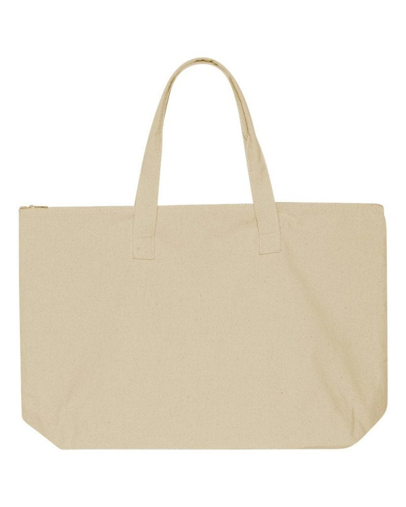 Liberty Bags 8863 - Bolsa de lona de 10 onzas con cierre superior 