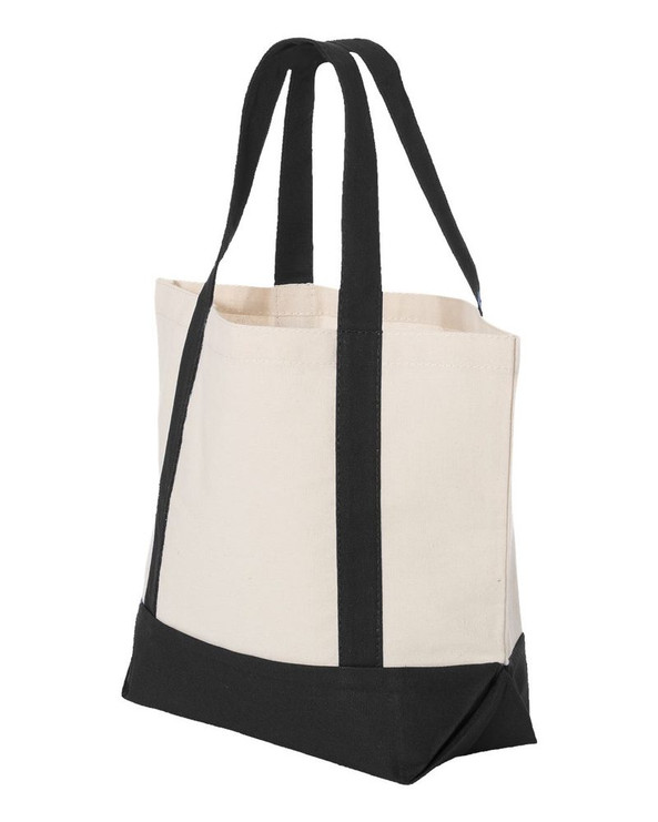Liberty Bags 8867 - Seaside Small Cotton Canvas Boater Tote