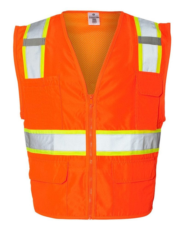 ML Kishigo 1163-1164 - Solid Front Vest with Mesh Back