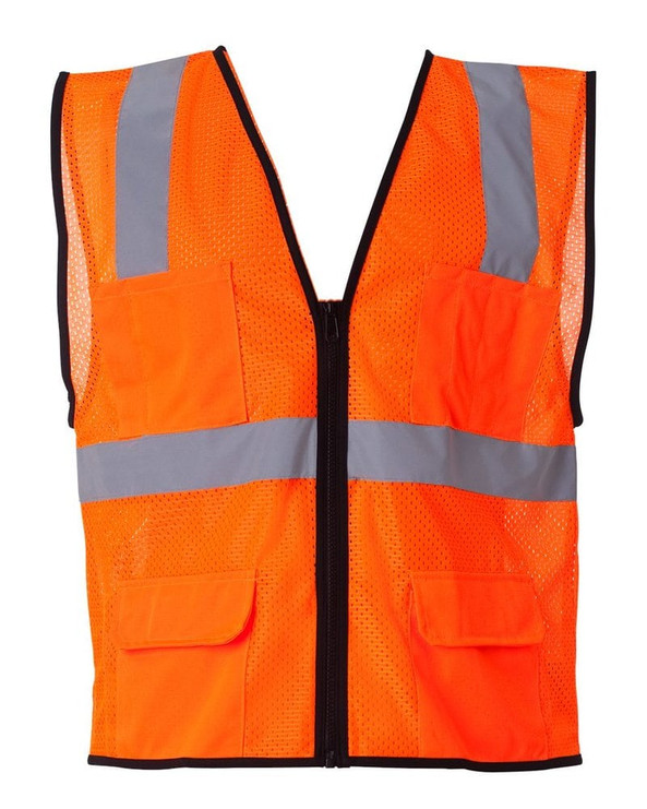 ML Kishigo 1191-1192 - Economy Six Pocket Mesh Vest