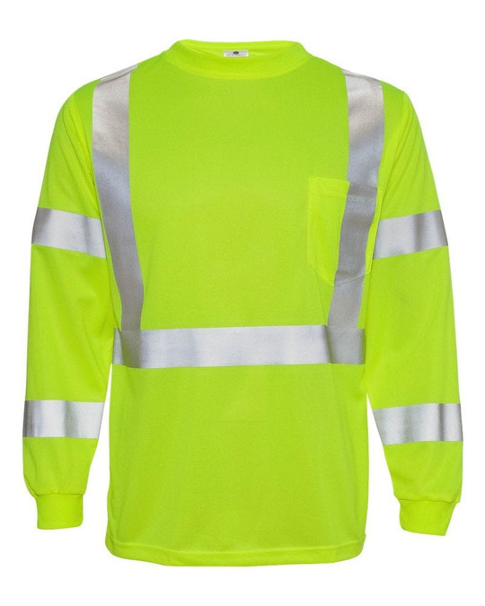 ML Kishigo 9145-9146 - Serie Economy Camiseta de Manga Larga Clase 3