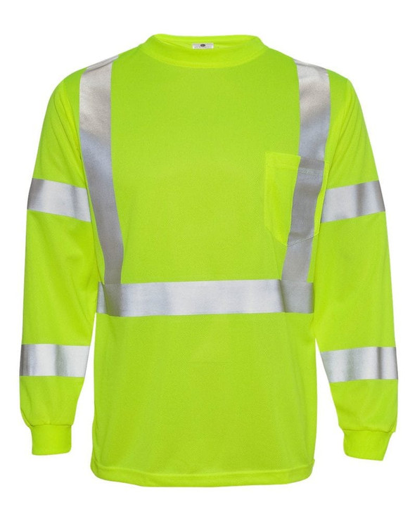 ML Kishigo 9145-9146 - Economy Series Class 3 Long Sleeve T-Shirt