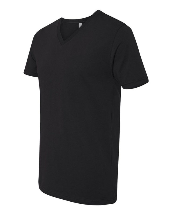 Next Level 3200 - Remera premium manga corta con cuello en V 