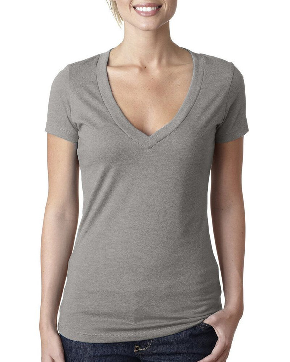 Next Level 6640 - Ladies' CVC Deep V