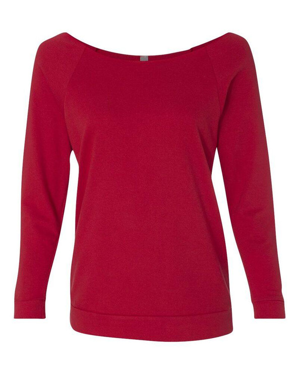Next Level 6951 - Remera mangas raglan de tres cuartos