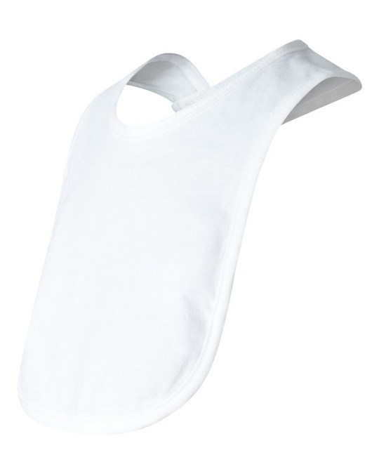Rabbit Skins 1005 - Babero jersey One-ply de Velcro