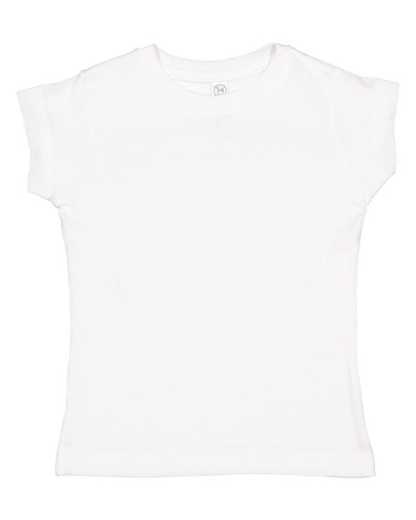 Rabbit Skins 3316 - Fine Jersey Toddler Girl's T-Shirt