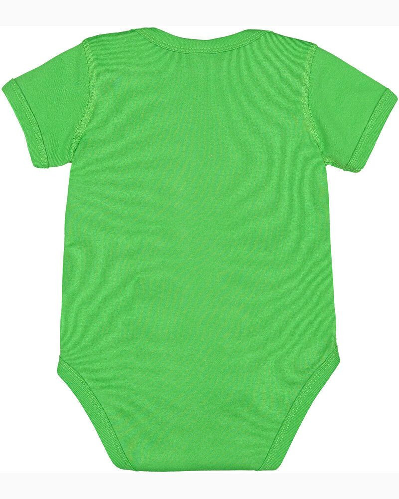 Rabbit Skins 4400 - Infant 5 oz. Baby Rib Lap Shoulder Bodysuit