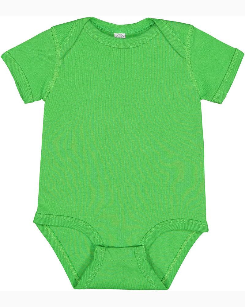 Rabbit Skins 4400 - Infant 5 oz. Baby Rib Lap Shoulder Bodysuit