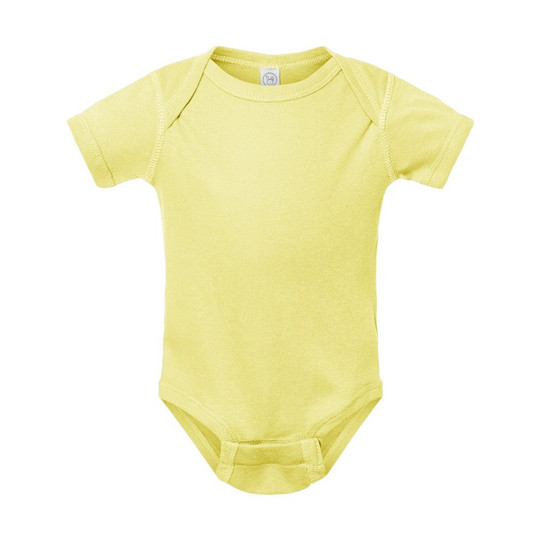 Rabbit Skins 4400 - Infant 5 oz. Baby Rib Lap Shoulder Bodysuit