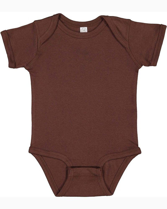 Rabbit Skins 4400 - Body para bebé de 5 oz. Baby Rib con hombros solapados