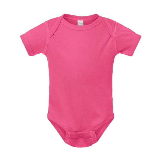 Rabbit Skins 4400 - Body para bebé de 5 oz. Baby Rib con hombros solapados