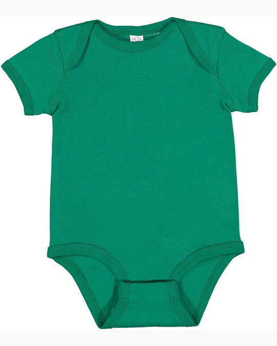 Rabbit Skins 4400 - Infant 5 oz. Baby Rib Lap Shoulder Bodysuit