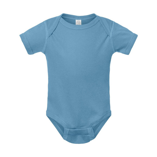 Rabbit Skins 4400 - Body para bebé de 5 oz. Baby Rib con hombros solapados