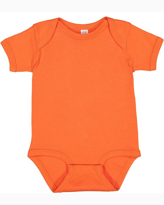 Rabbit Skins 4400 - Infant 5 oz. Baby Rib Lap Shoulder Bodysuit