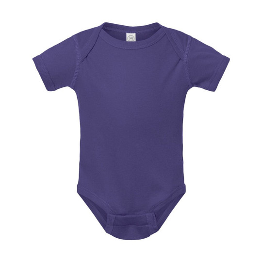 Rabbit Skins 4400 - Body para bebé de 5 oz. Baby Rib con hombros solapados